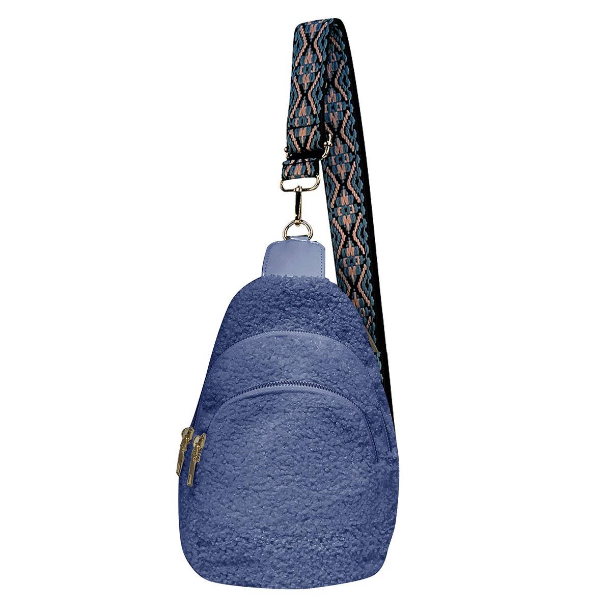 SHERPA PLUSH CROSSBODY BAG_CWAB1399