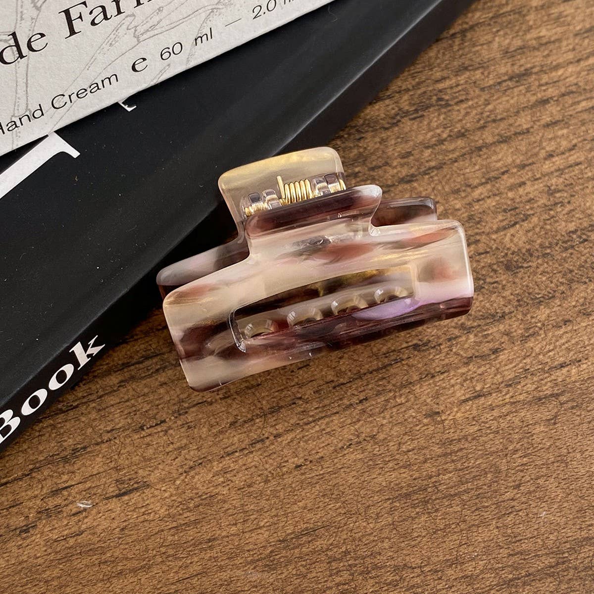 Rectangular Vintage INS Style Medium Hair Clip_CWAHA5749