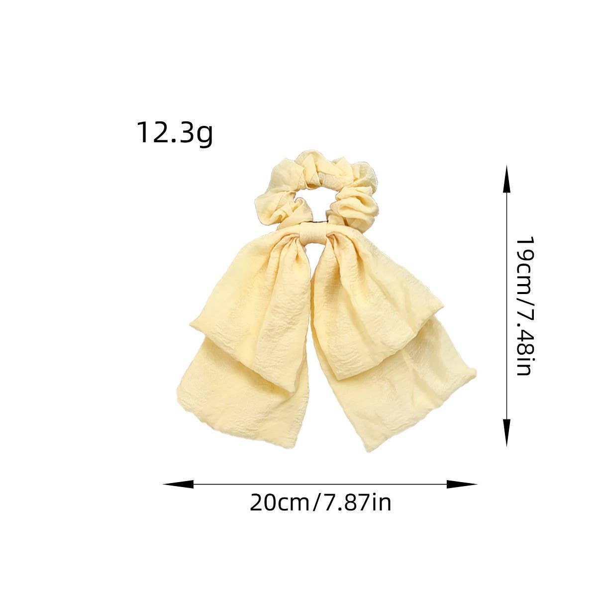 FRESH AND SWEET TEMPERAMENT BOW HAIR RING_CWAHA1604