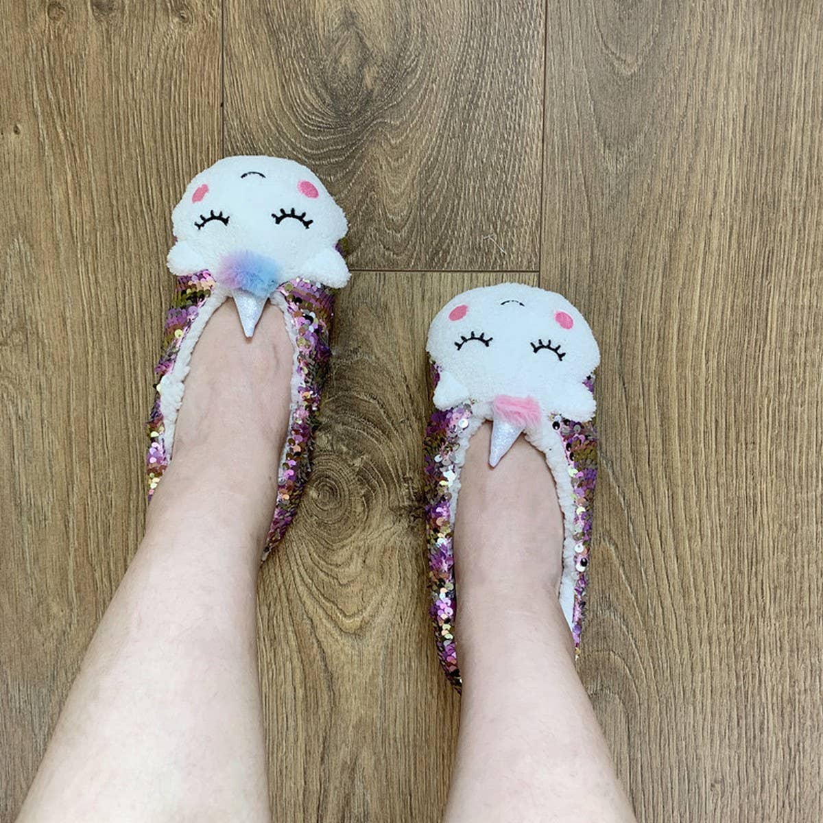 ADULT THICK VELVET SEQUINED FLOOR SOCKS NON-SLIP_CWMS1197