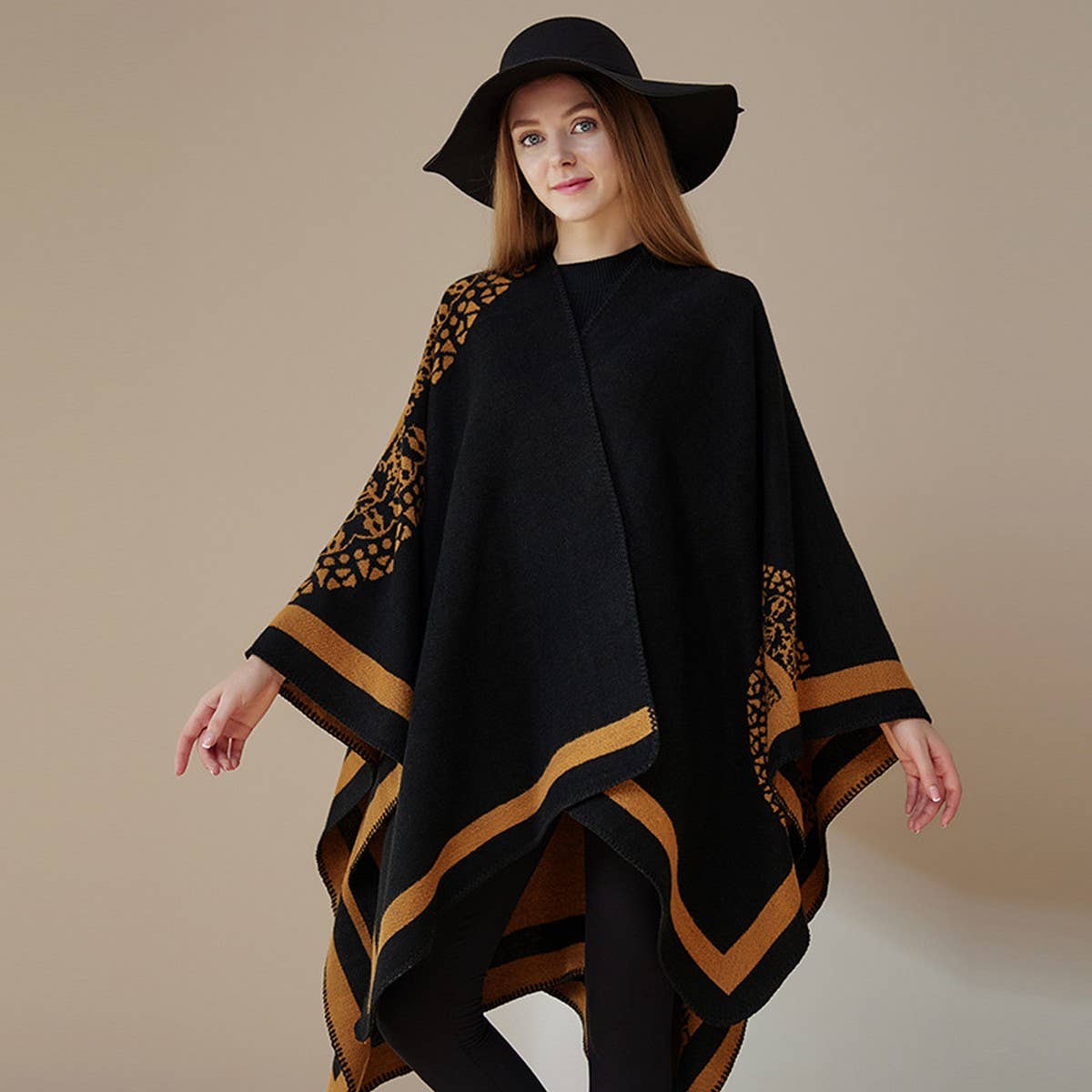 DOUBLE-SIDED SIMPLE SHAWL FAUX CASHMERE SCARF