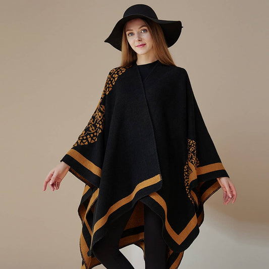 DOUBLE-SIDED SIMPLE SHAWL FAUX CASHMERE SCARF