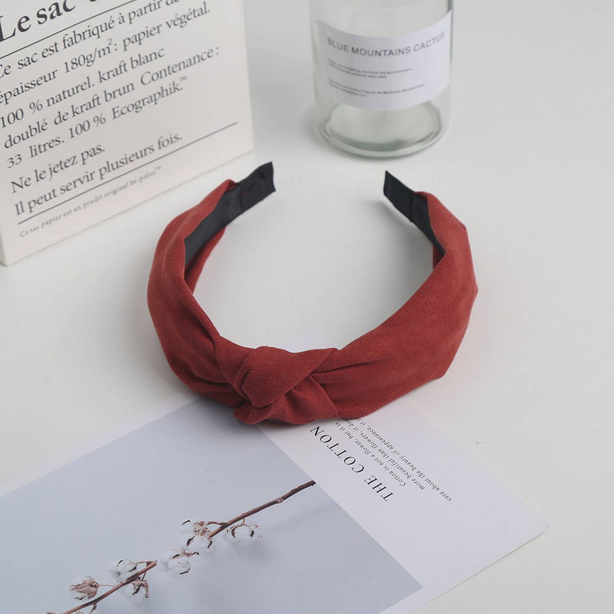 SIMPLE SOLID COLOR WIDE BRIM HEADBAND_CWAHA1675