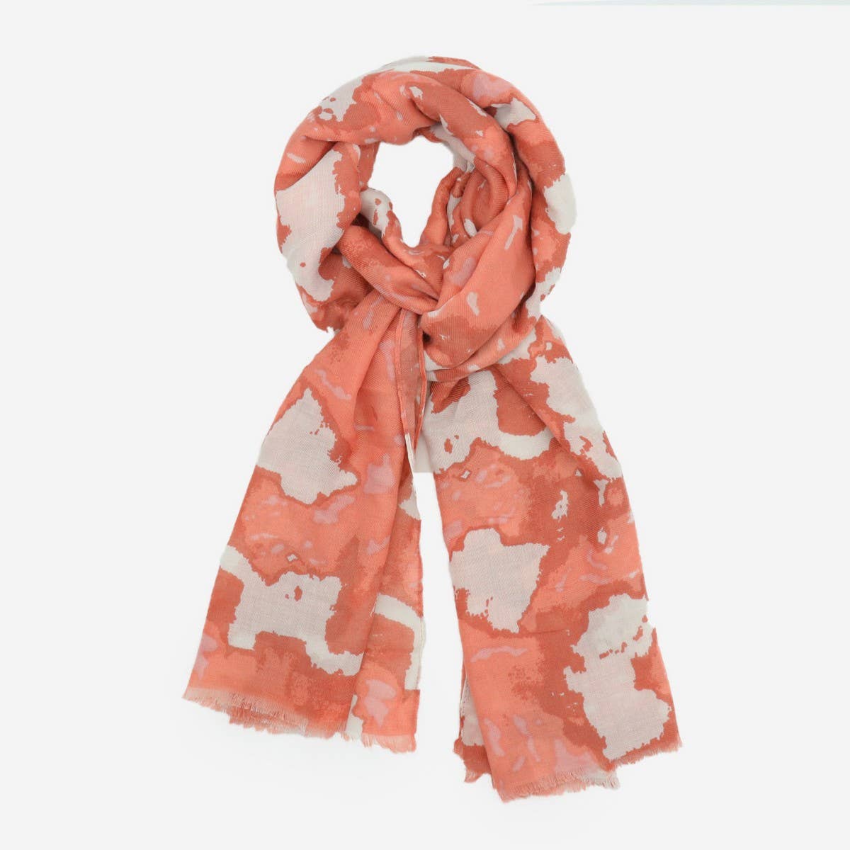 THIN PRINTED TIE-DYE SUNSCREEN SCARF
