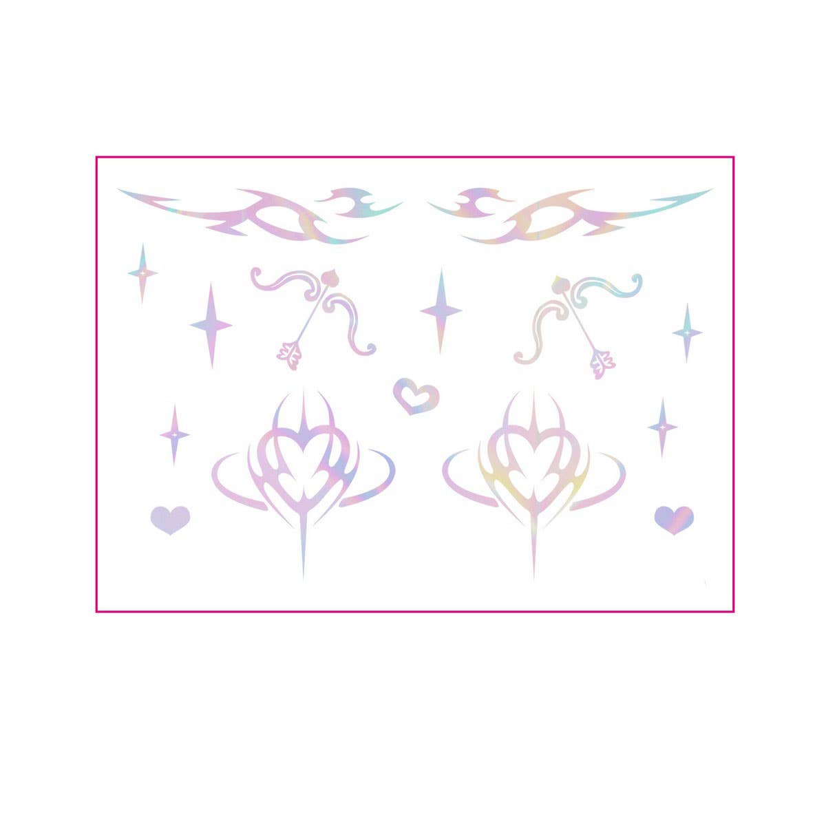 Holographic Eyeliner Tattoos ? Butterfly Makeup