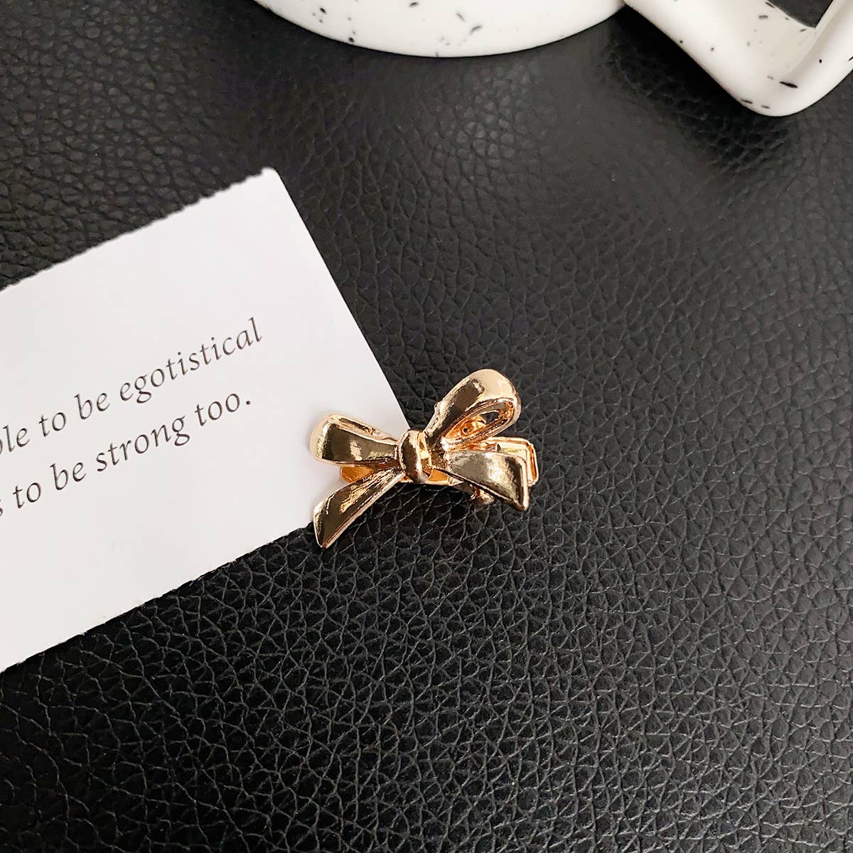 High-end and elegant bow alloy hair clips
