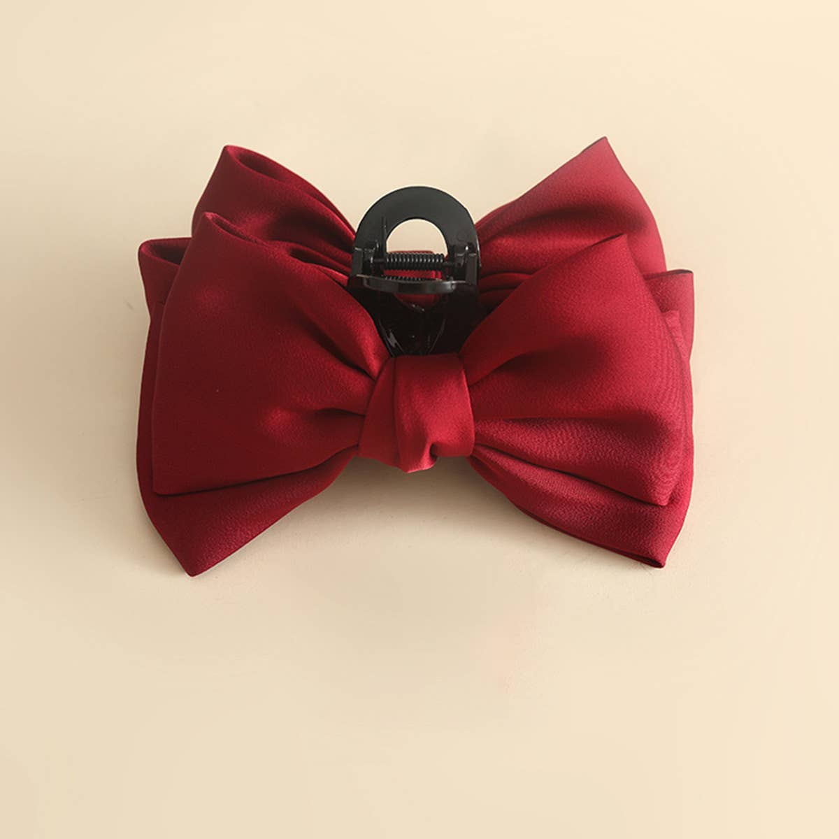 DOUBLE-SIDED BOW LARGE HIGH-END SHARK HAIRPIN