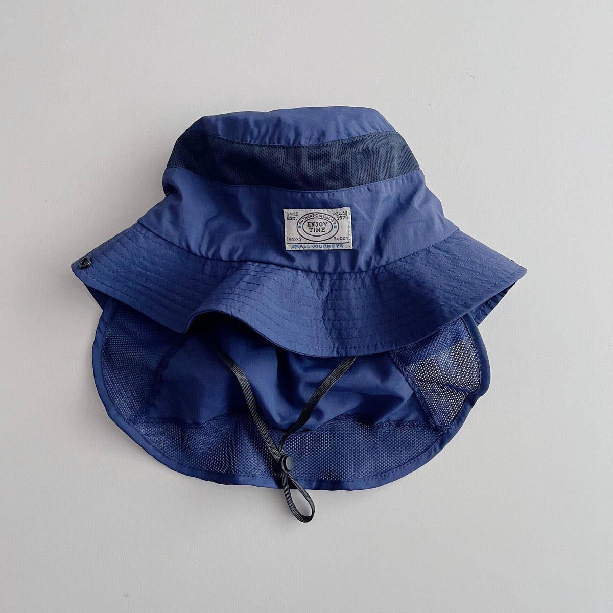 REMOVABLE CHILDREN'S COLOR-BLOCK BUCKET HAT_CWAH2870