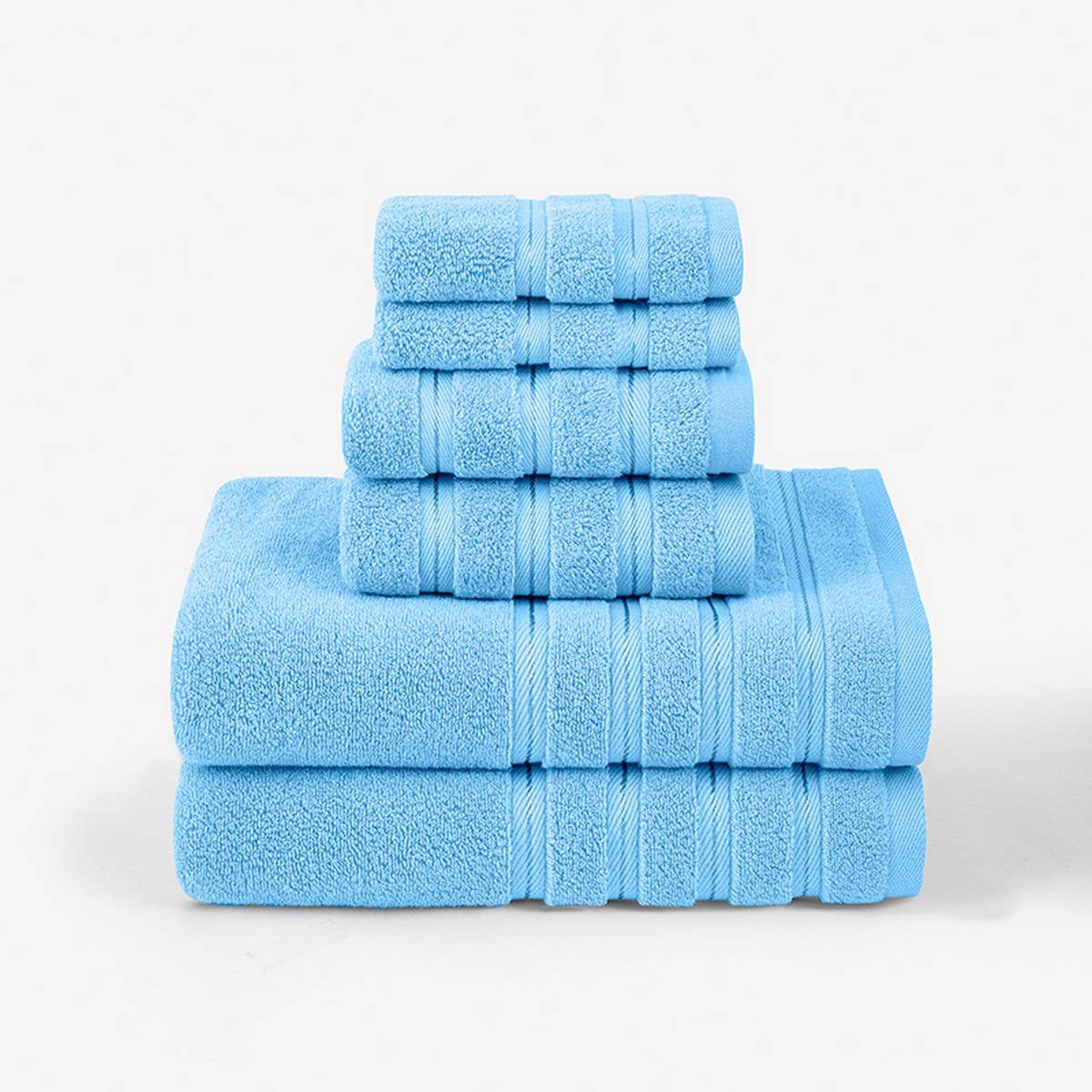 SIX-PIECE SOFT ABSORBENT FACE AND BATH TOWEL SET_CWMM2283