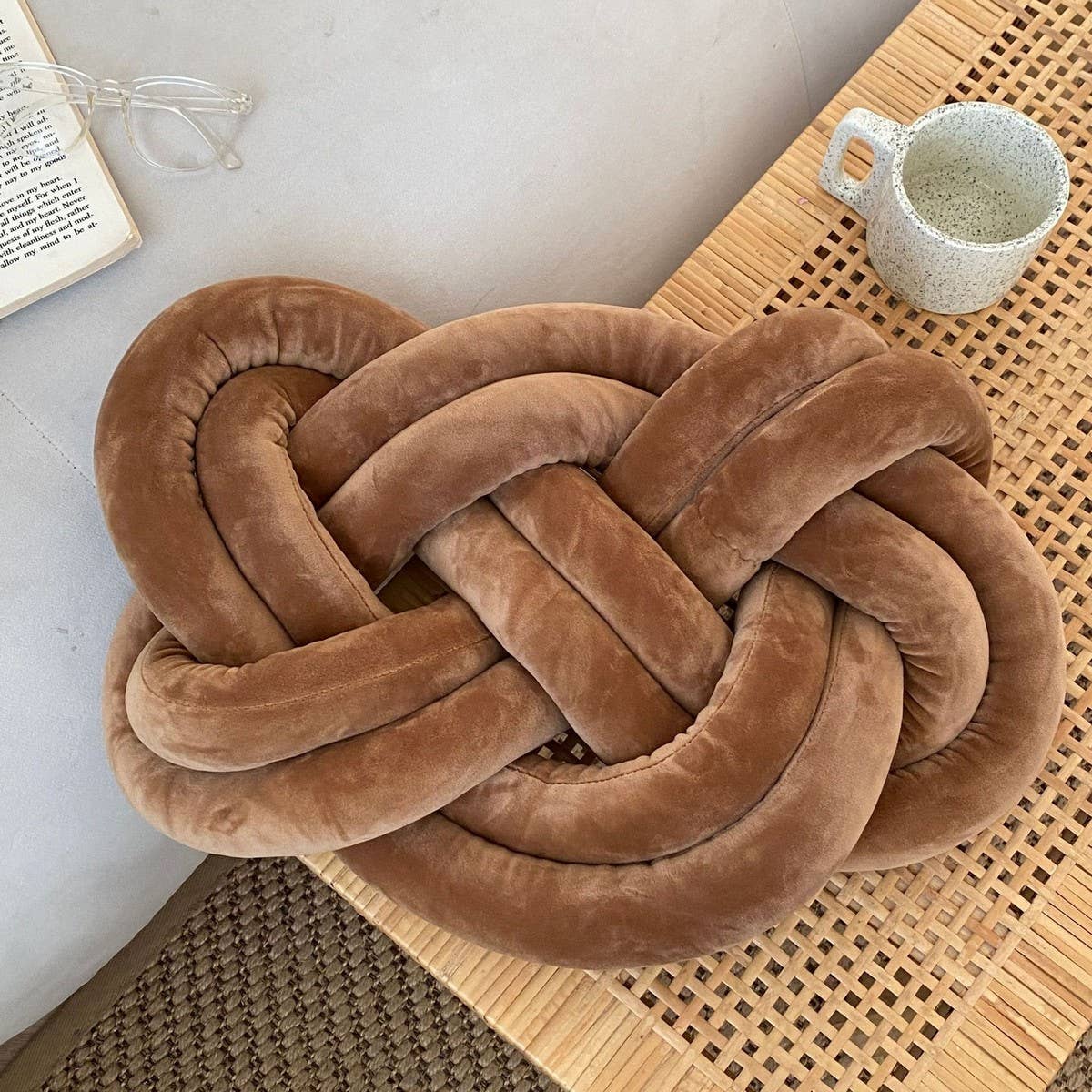 FRIED DOUGH TWISTS PLUSH PILLOW CUSHION