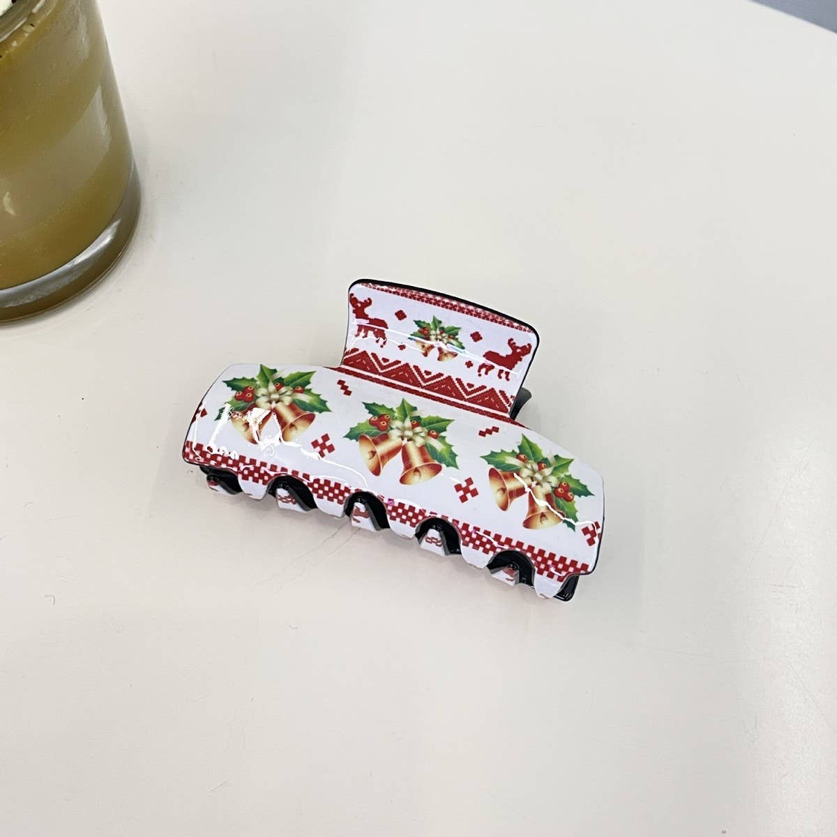 Christmas Reindeer Snowflake Hair Clip Shark Clip