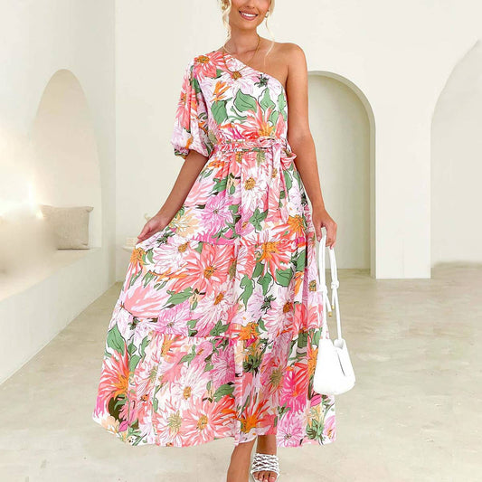PRINT ELEGANT DRESS