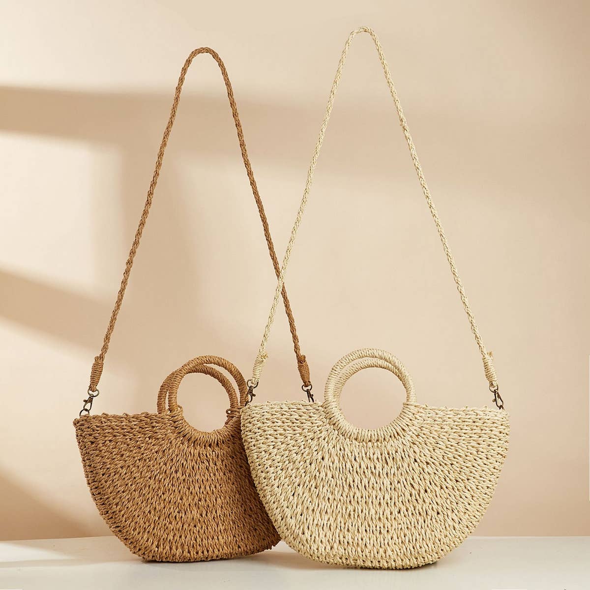 2024 NEW HALF-MOON PORTABLE STRAW BAG_CWAB1985