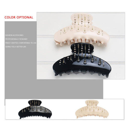 DIAMOND HAIR CLIP, PONYTAIL CLIP, LARGE SHARK CLIP