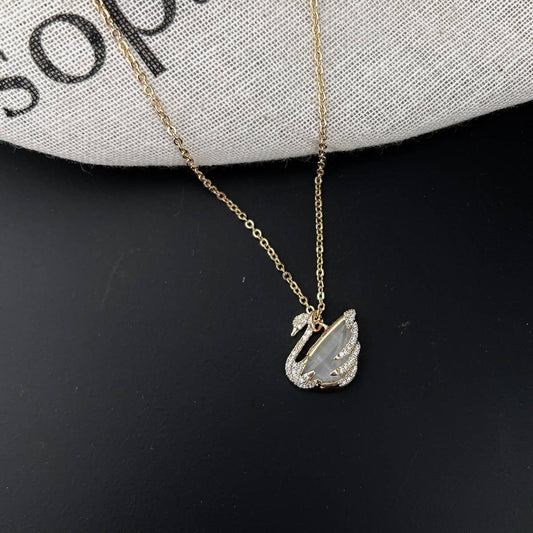2024 NEW SWAN CLAVICLE CHAIN NECKLACE_CWAJE1253