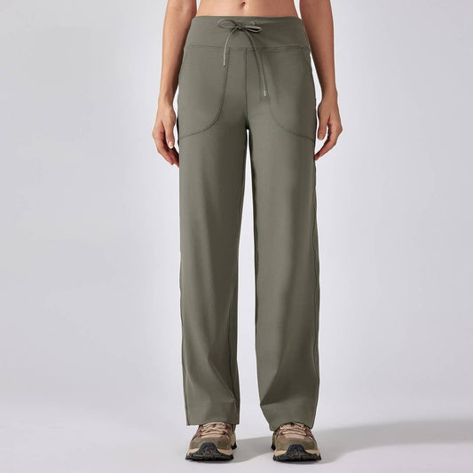 Zero Feel Wide-Leg Yoga Pants with Pockets_CWAB5230