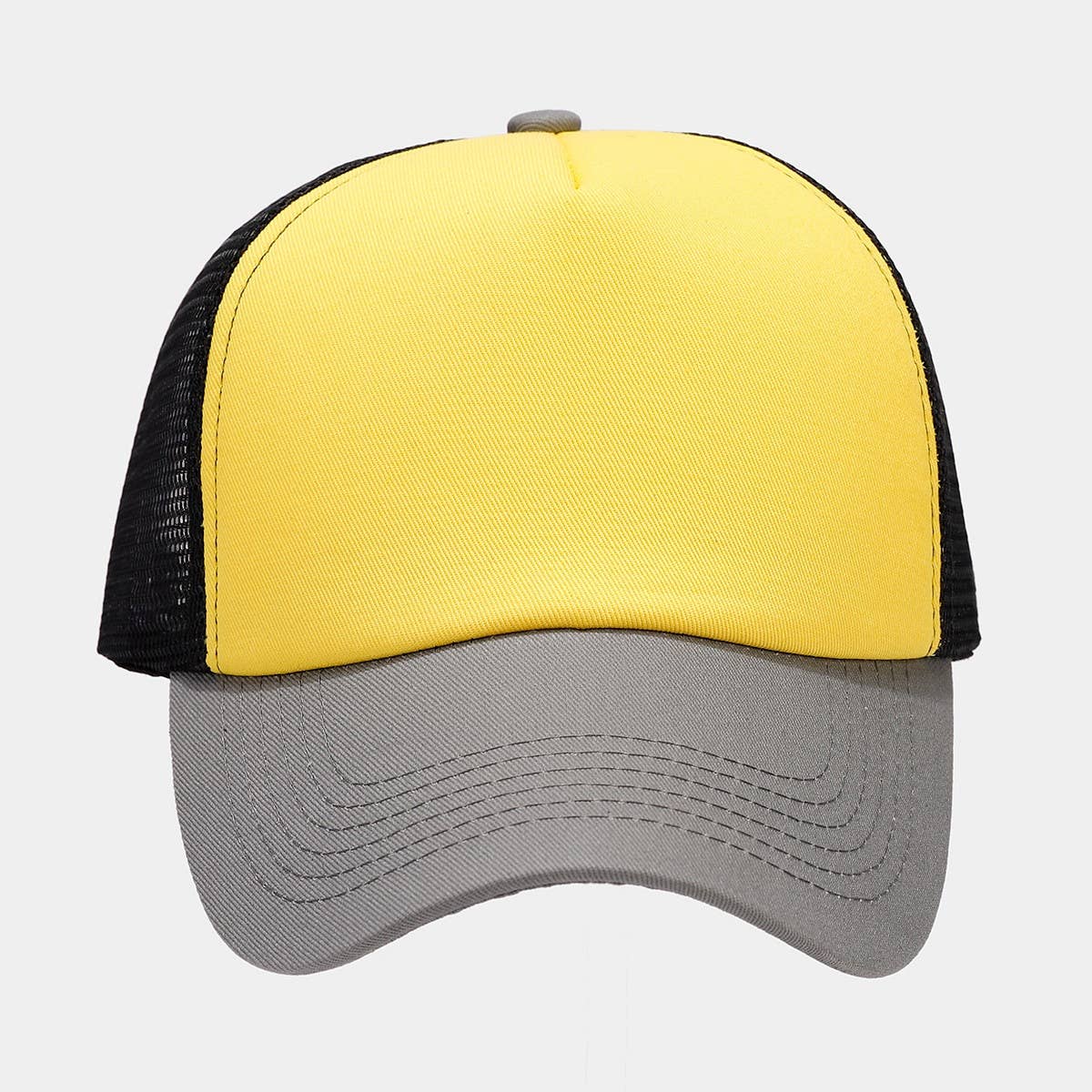 SPLICED LIGHT PANEL BREATHABLE BASEBALL CAP_CWAH1572