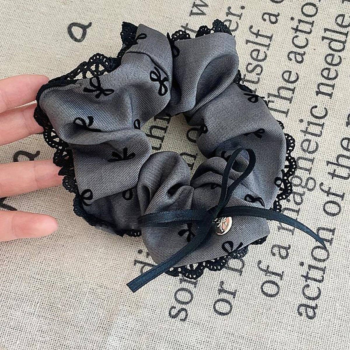BOW SQUARE CIRCLE HAIRBAND HAIR ACCESSORIES_CWAHA3957