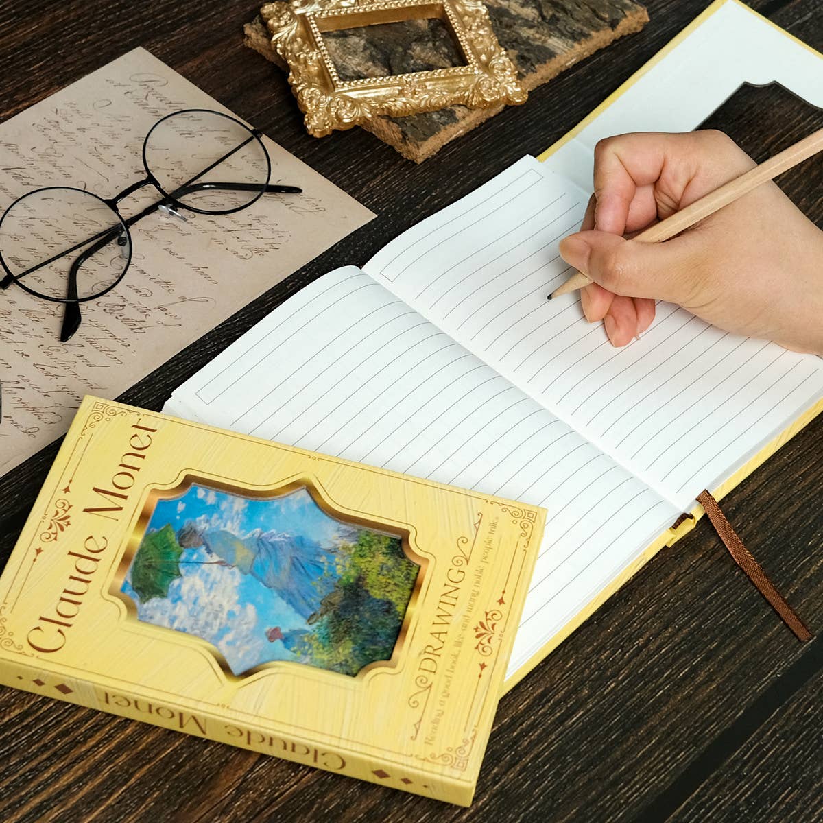 OIL PAINTING HARD COVER THICK NOTEBOOK_CWMM1847