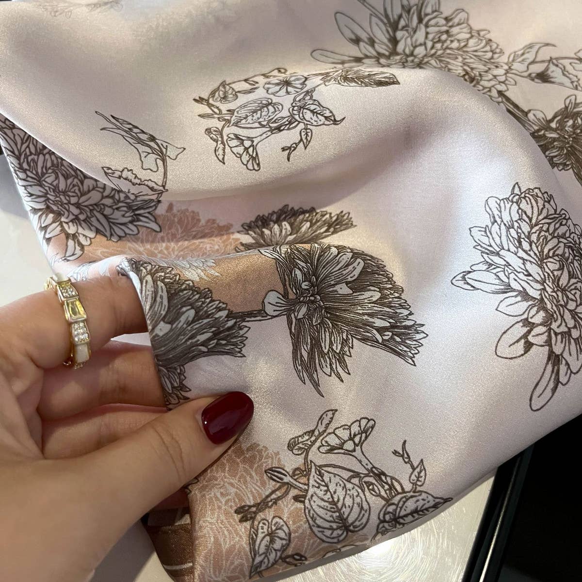 Pure Silk Ribbon Scarf 100% Mulberry Long Tie_CWASC0542