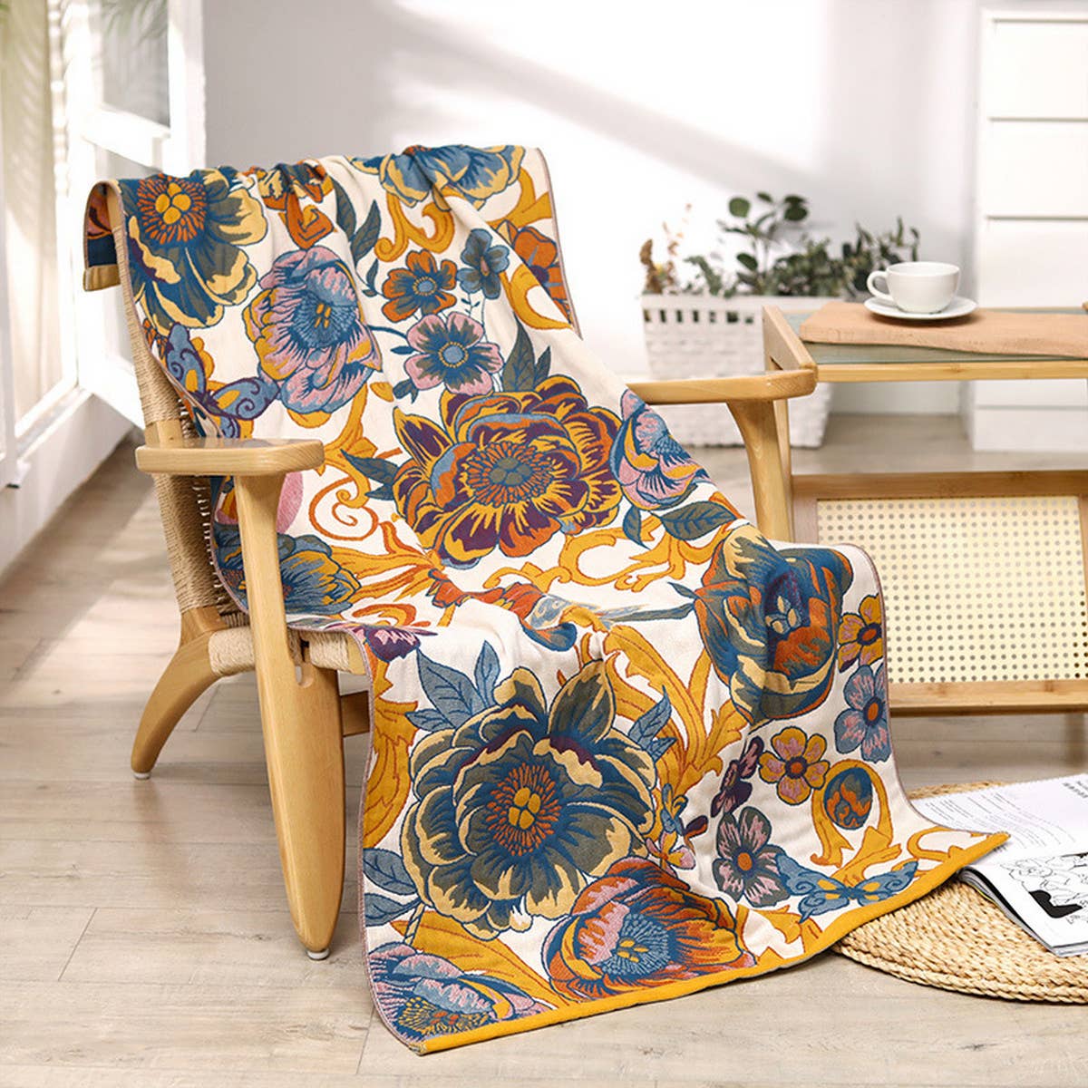 HOUSEHOLD ABSORBENT QUICK-DRYING COTTON BATH TOWEL