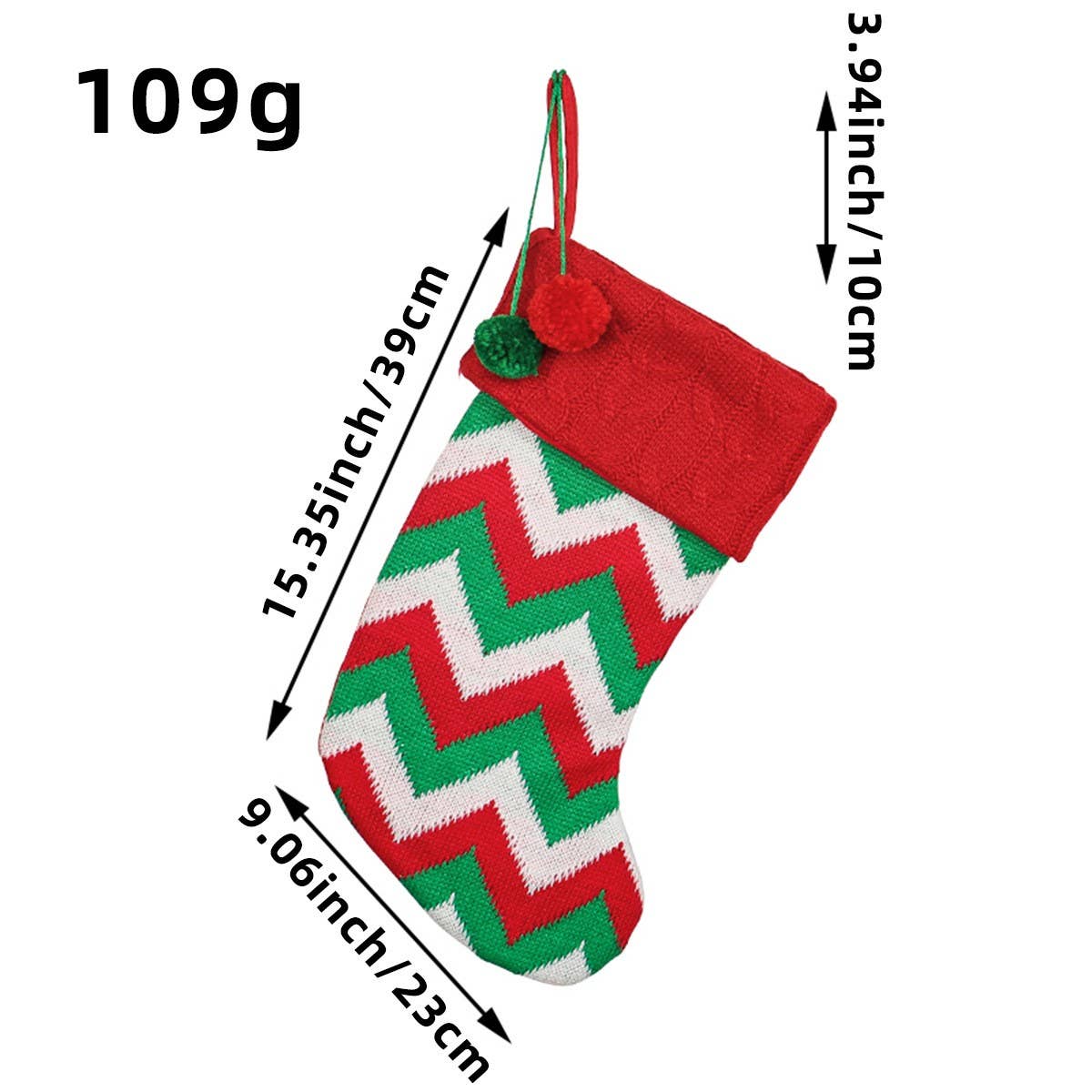NEW CHRISTMAS CUTE KNITTED WOOL SOCKS GIFT BAG