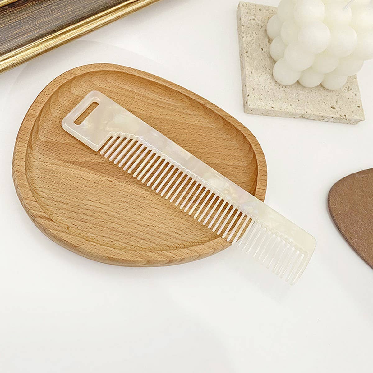 Retro Acetate Hair Comb for Styling & Makeup_CWMM6429