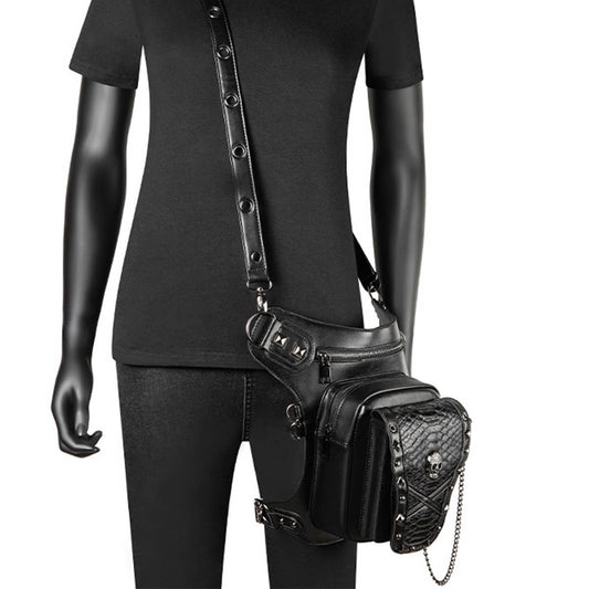 SKULL STEAMPUK CROSSBODY BAG PURSE_CWAB0641