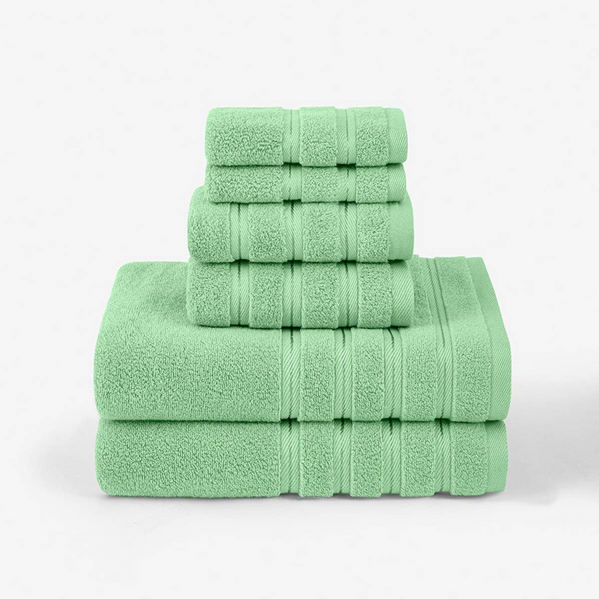 SIX-PIECE SOFT ABSORBENT FACE AND BATH TOWEL SET_CWMM2283
