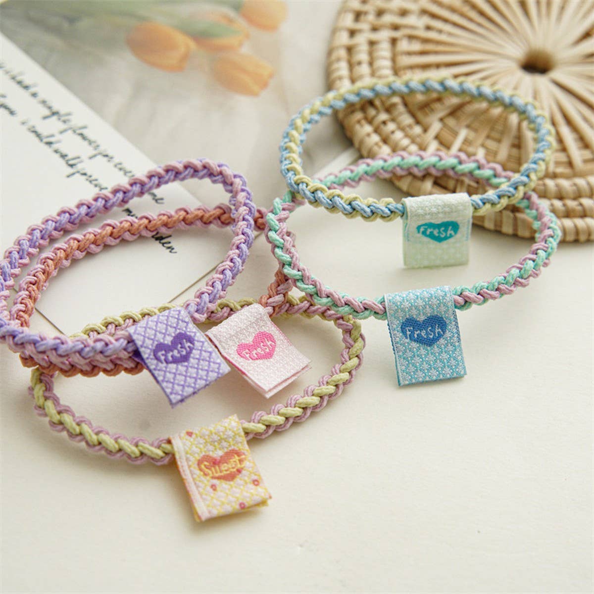 SWEET CANDY COLOR CHILDREN'S HAIR TIES_CWAHA1114
