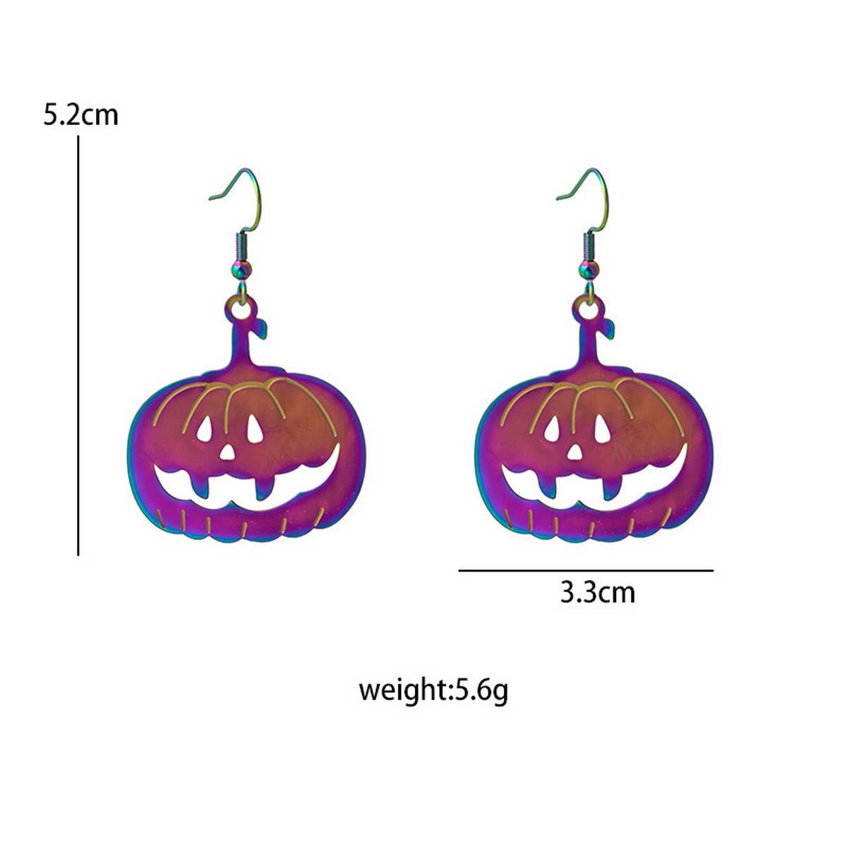 HALLOWEEN TRENDY COLORFUL GRADIENT EARRINGS