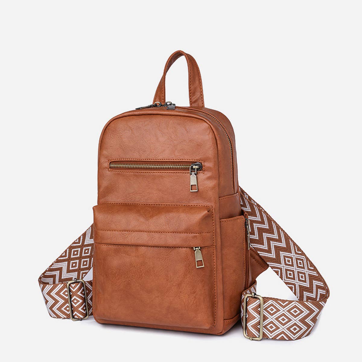 LEISURE TRAVEL DUAL-PURPOSE CHEST BAG BACKPACK_CWAB2881