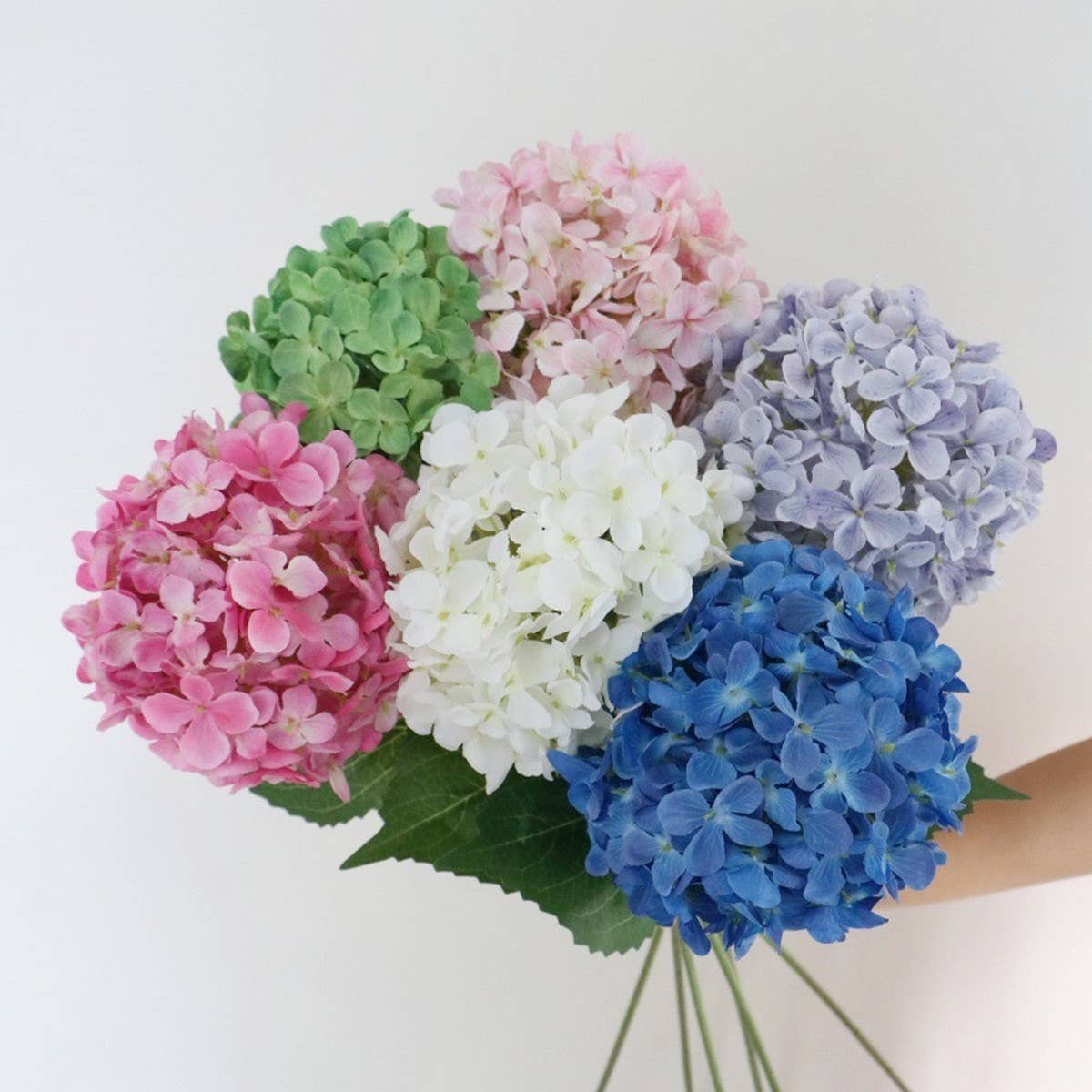 Faux Hydrangea Lollipop Flower for Wedding Decor