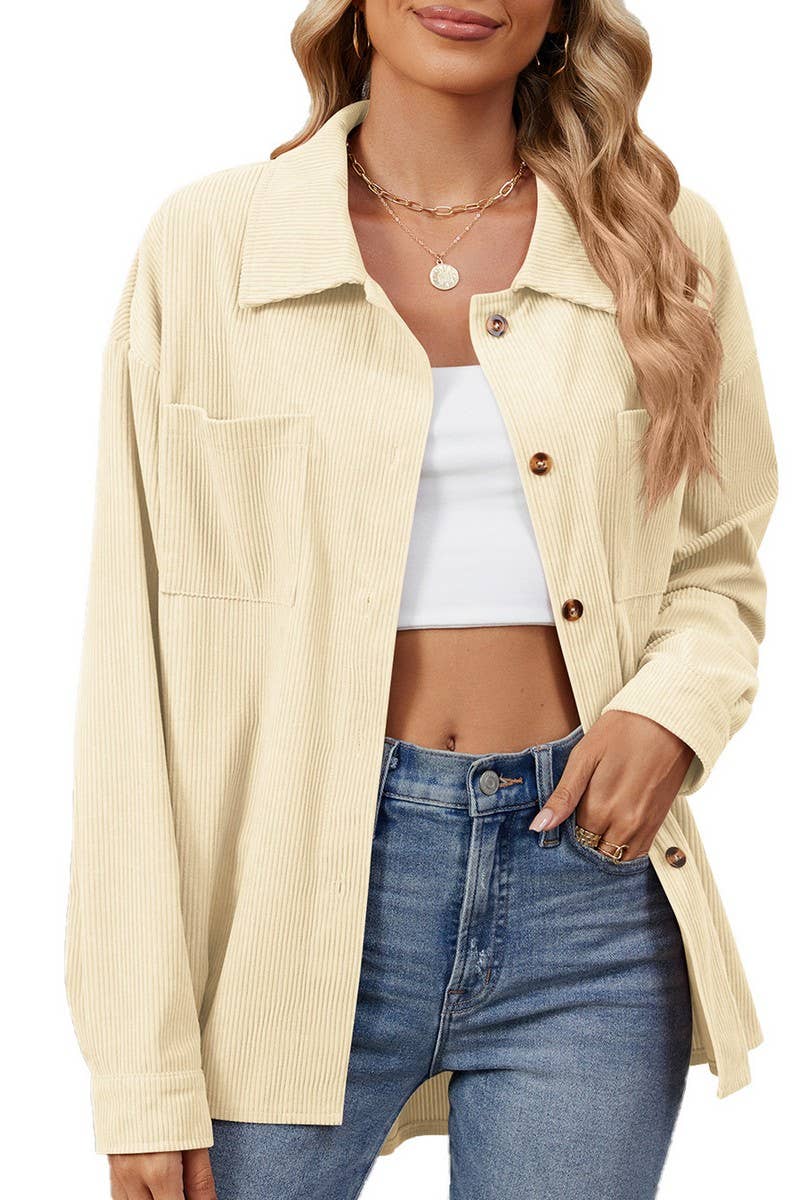 CWOCO0884_SOLID COLOR LAPEL POCKET KNIT SHIRT COAT