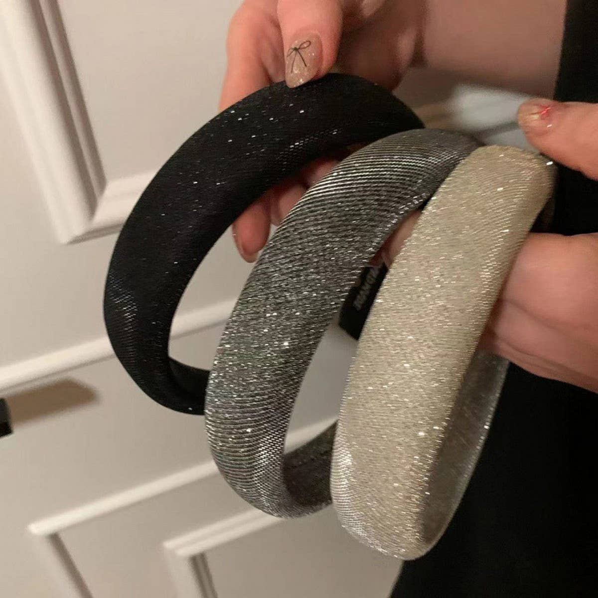 LIGHT LUXURY TEMPERAMENT SUPER SHINY HEADBAND