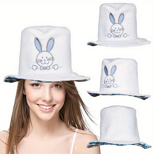 EASTER VELVET RABBIT EARS BUNNY DECORATIVE HAT_CWAH2977