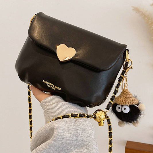 WOMEN CHAIN SMALL GOLD BALL SHOULDER BAG_CWAB1561