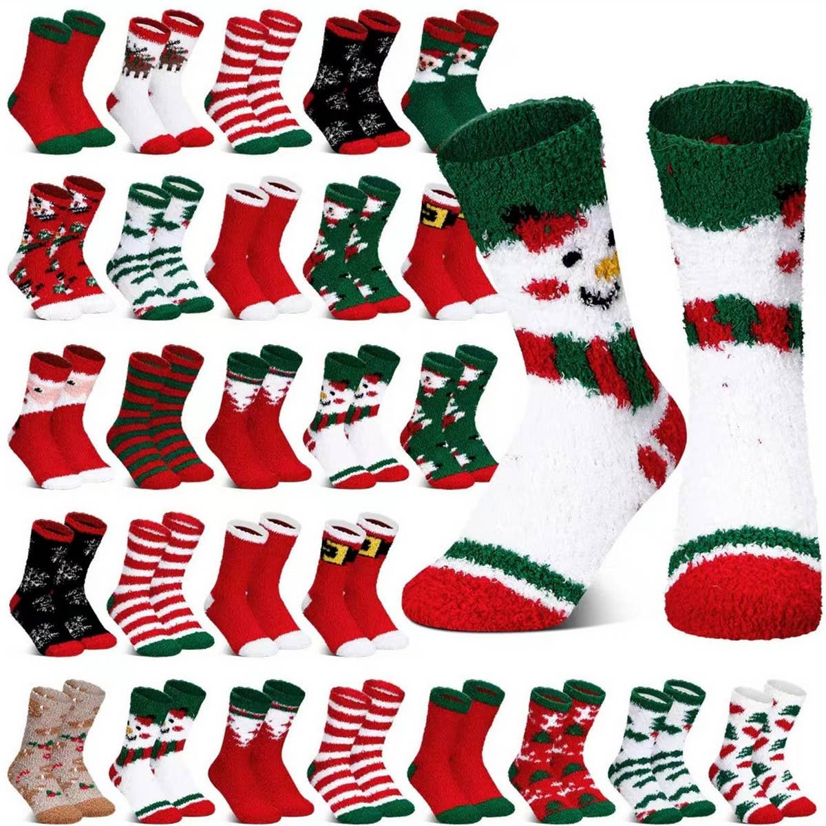 CHRISTMAS SOFT PLUSH SOCKS