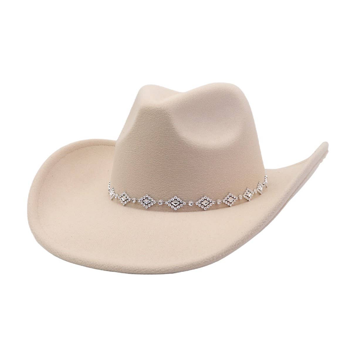 Men & Women  Felt Cowboy Western Fedora_CWAH04442