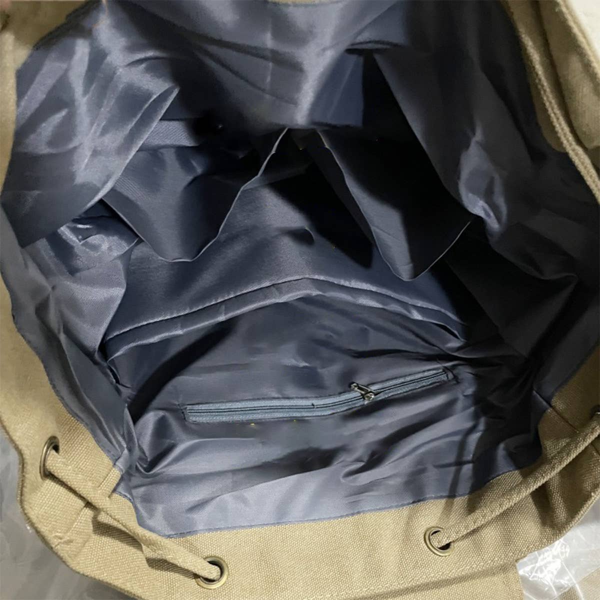 BACK-TO-SCHOOL CANVAS BACKPACK,LAPTOP COMPARTMENT_CWAB2212