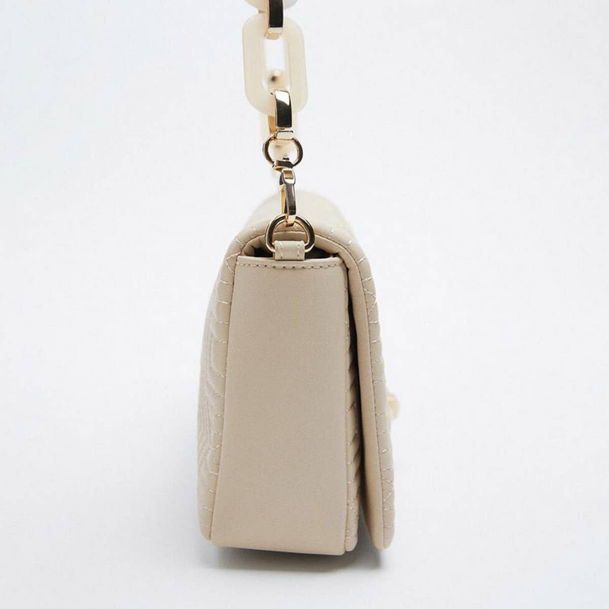 WOMEN'S BEADED CHAIN SIMPLE VERSATILE SHOULDER BAG_CWAB3442