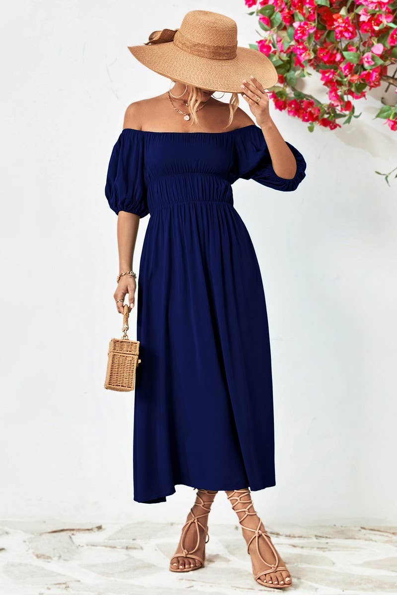 CWDMD4607_2025 NEW FRESH AND SWEET ONE-SHOULDER DRESS