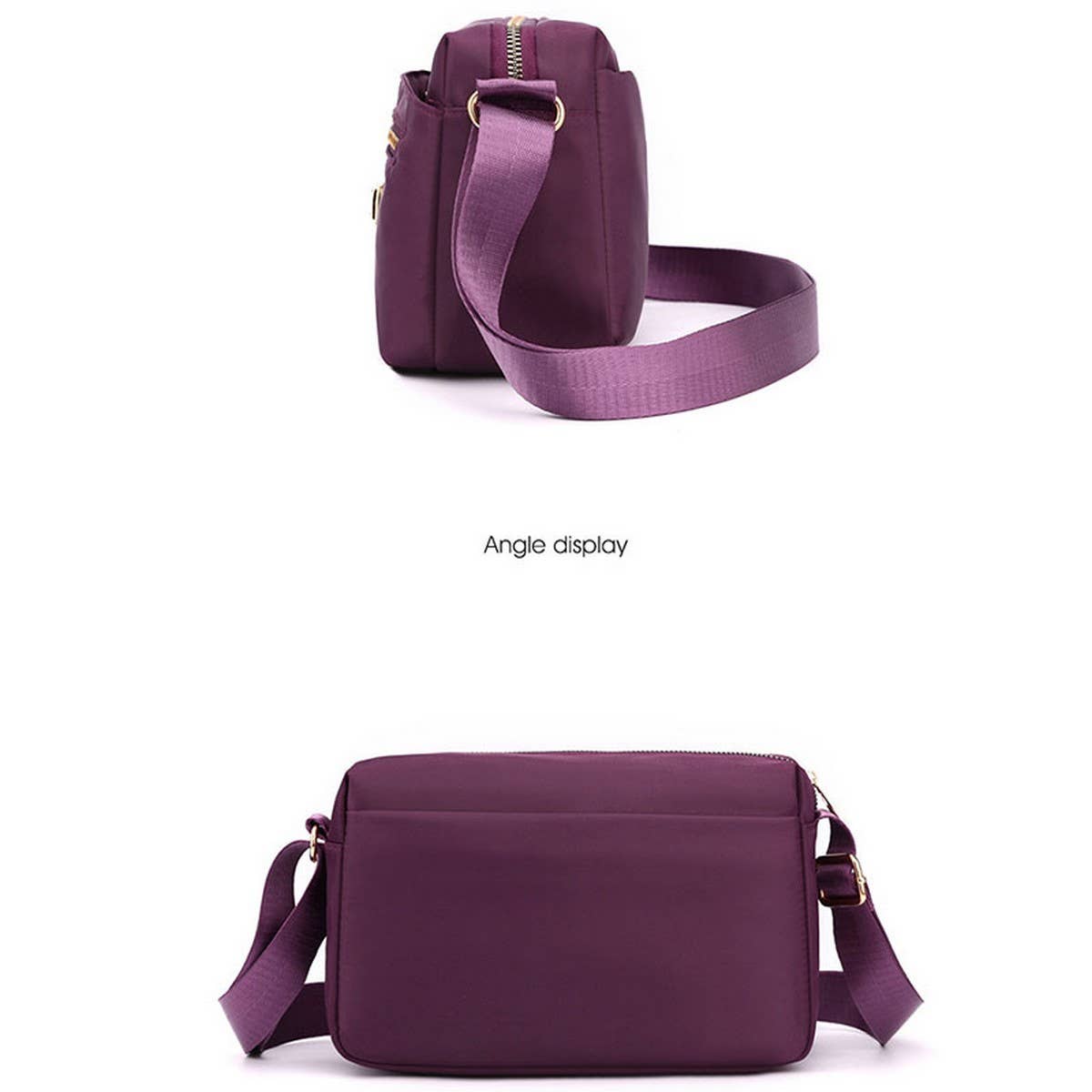 VERSATILE OXFORD CLOTH SHOULDER MESSENGER BAG