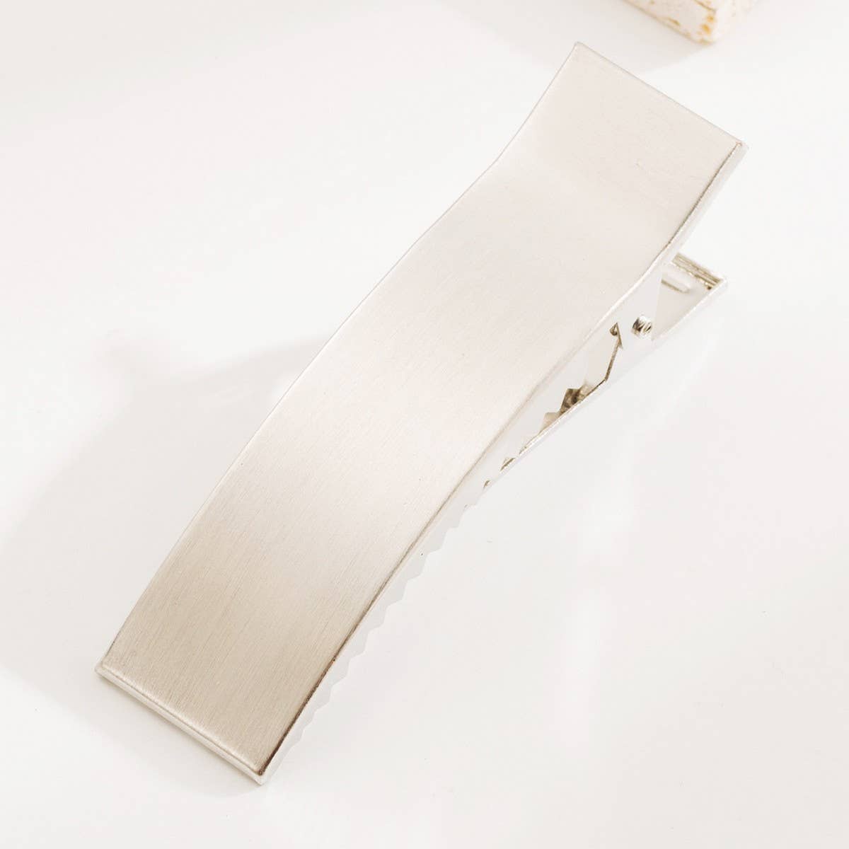 Minimalist Geometric Metal Hair Clip for Women