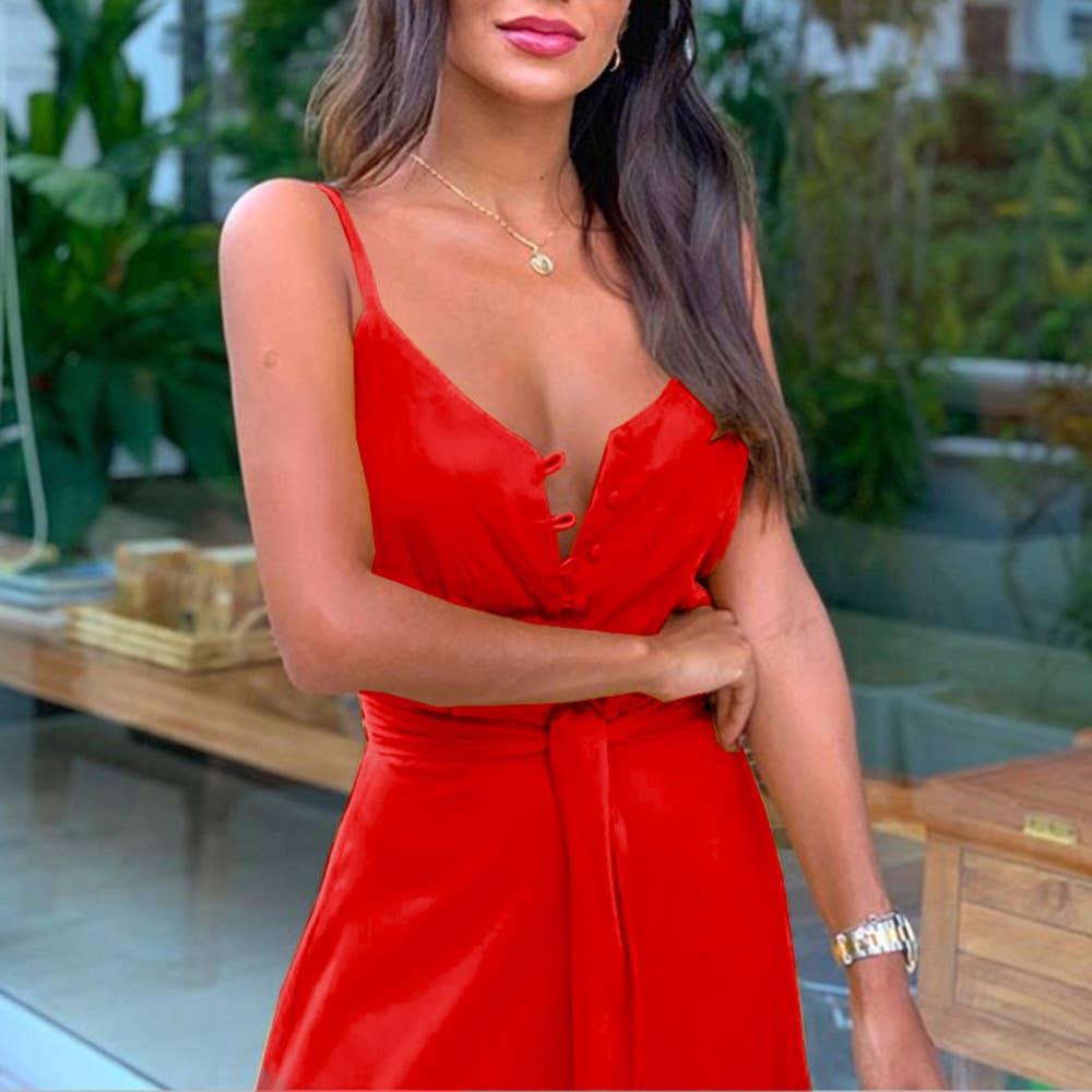 Fashionable and elegant halter long dress