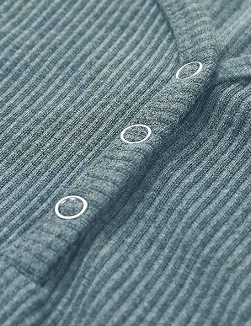 SOLID COLOR V-NECK BREASTED SLIM-FIT KNIT VEST