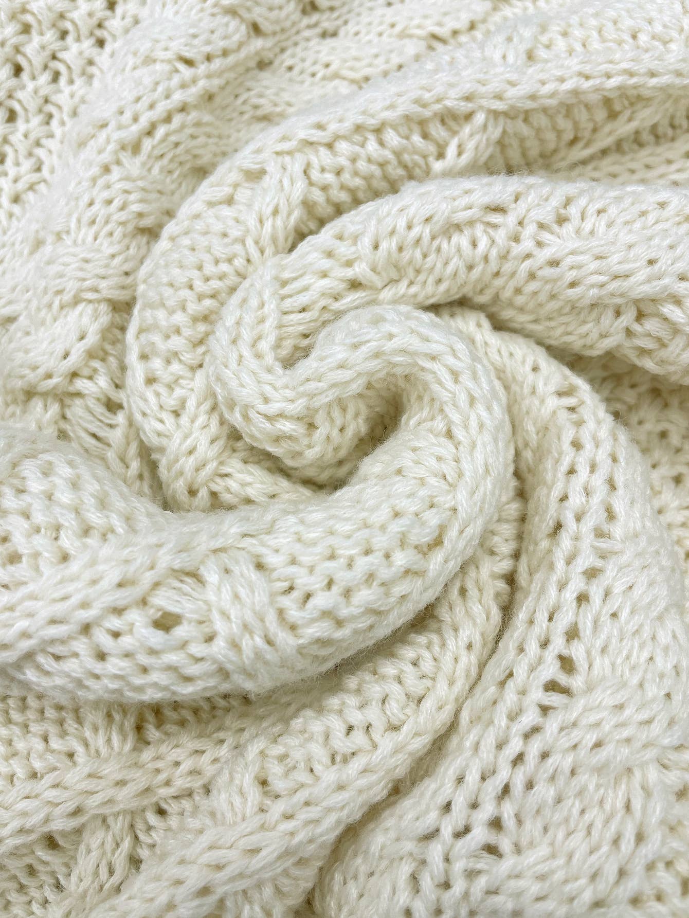 Round neck all match knit lazy wind wool dress