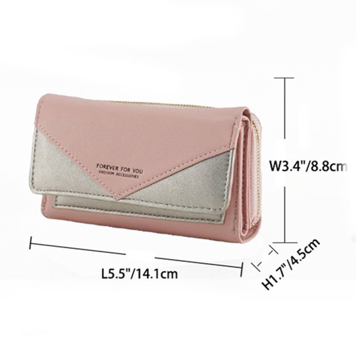 WOMEN EXQUISITE AND SIMPLE CONTRAST WALLET_CWAB1252