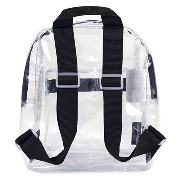 ransparent PVC waterproof small schoolbag