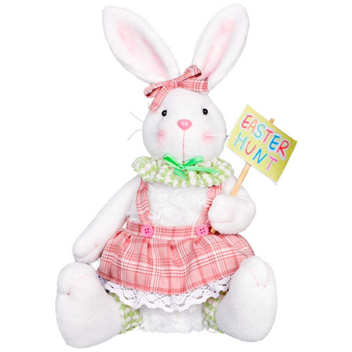EASTER LIGHTED BUNNY DOLL BUNNY ORNAMENTS